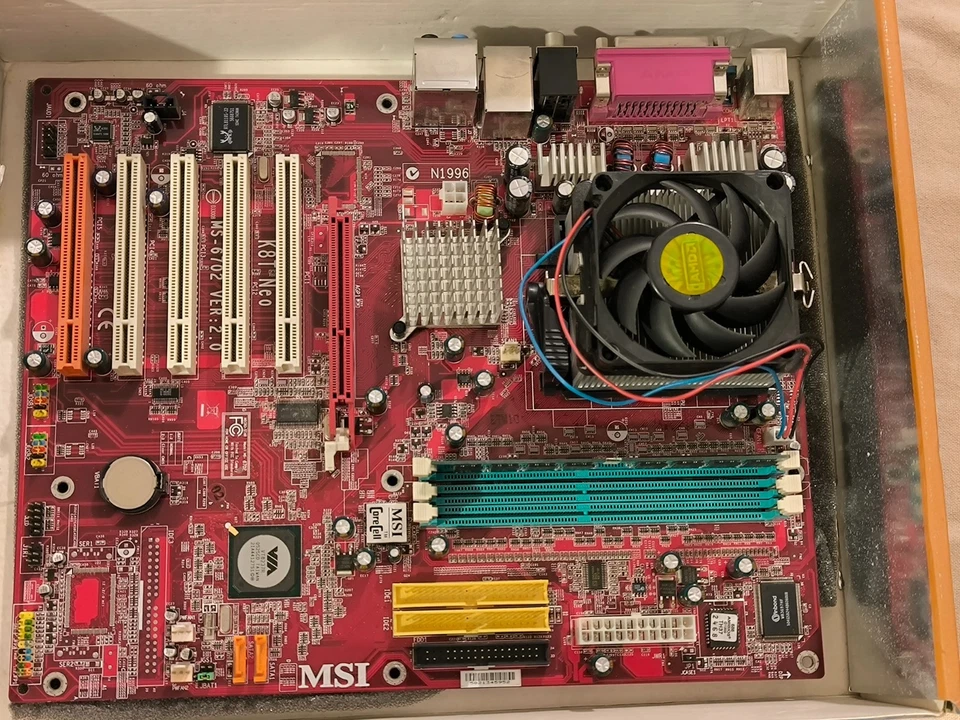 🖥️ MSI K8T Neo ATX motherboard - Athlon 64 3000+ CPU - Windows 98 compatible - Immagine 4 di 4