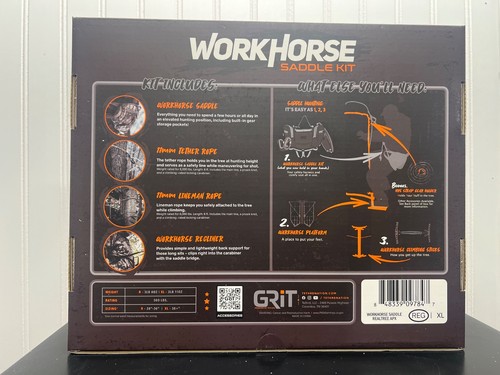 Tethrd Workhorse Saddle Kit Size Regular Realtree APX color New - Picture 2 of 3