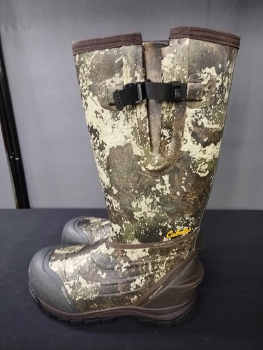 Cabela's Zoned Comfort Trac Insulated Rubber Hunting Boots Men’s 9M - Picture 3 of 9