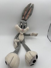 2012 Looney Tunes Show The Bridge Direct Inc Flexible Bugs Bunny Plush 20  