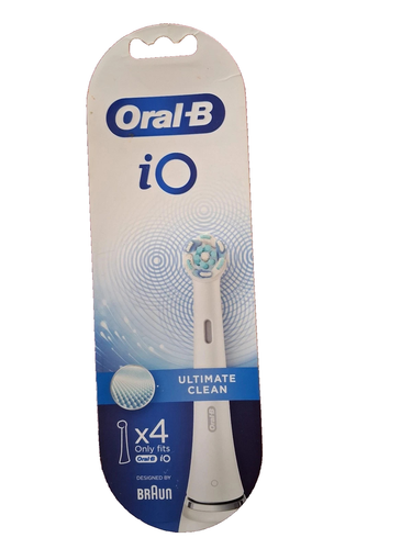 Oral-B iO Ultimate Clean Ersatzbürstenkopf weiß 4 Stück neu versiegelt kostenloser Versand