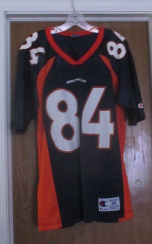 Nice Champion Denver Broncos Football Jersey #84 Sharpe Adult Size 40