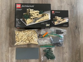 LEGO Architecture 21005 Wright Fallingwater 100% Complete w/ Box & Instructions