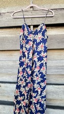 Vintage Christian Dior Lingerie Blue Floral