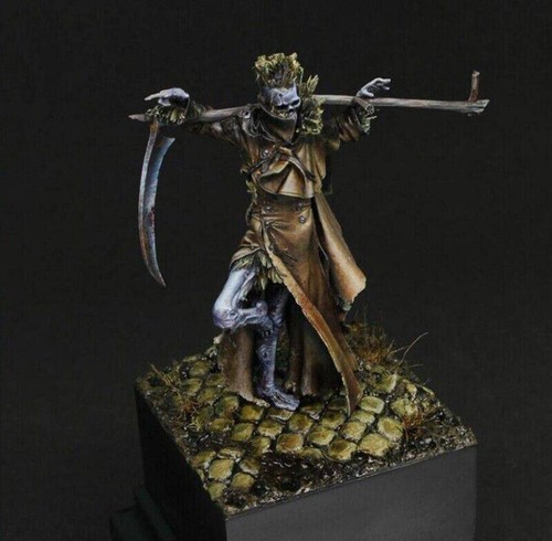 1/24 Resin Model Kit Undead Warrior Death Dealer Fantasy Unpainted - Picture 2 of 3