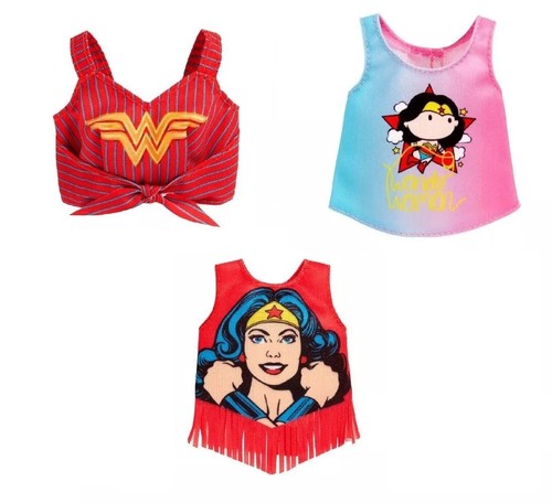 Barbie Fashions - Wonder Woman (set di 3) - vestito bambola, vestiti, vestito - Foto 2 di 5