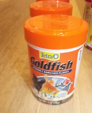 Tetra Goldfish Flakes Nutritionally Diet Vitamin C Flakes 5pk 1 oz exp 3/25 t83