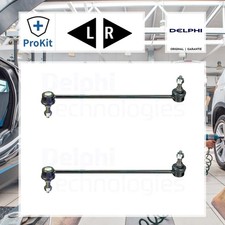 2x ORIGINAL® Delphi Stange/Strebe, Stabilisator Vorne, Links, Rechts für Kia
