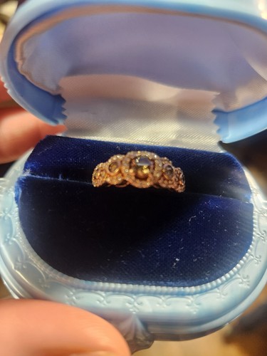 LeVian 14K Rose Gold Chocolate Diamond 5 Stone Ring 1ct. Total Weight - Picture 5 of 6