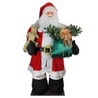 Northlight 8' Huge LED Musical Inflatable Santa Claus Christmas Figure Gift Bag