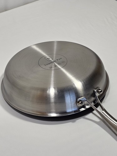 Mehrschichtiges Stahl Ti Titan Kochgeschirr 10" Bratpfanne - Bild 9 von 11