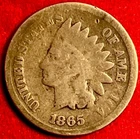 Nice 1865 indian head cent JC928