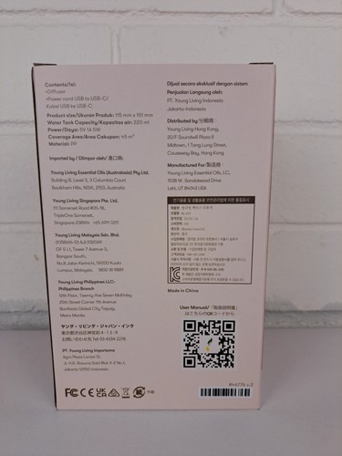 Young Living Cactus Diffuser New In Box Ultrasonic Diffuser Usb-c - Picture 3 of 4