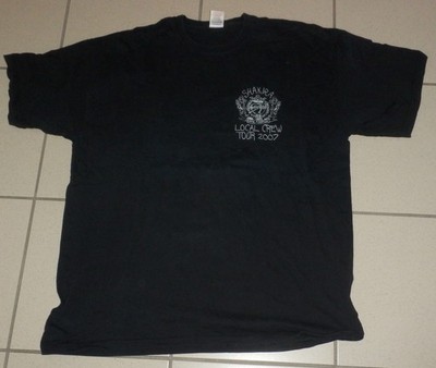 SHAKIRA Local Crew Shirt schwarz XL 1-seitig Oral Fixation Tour 2007 T-Shirt NEU