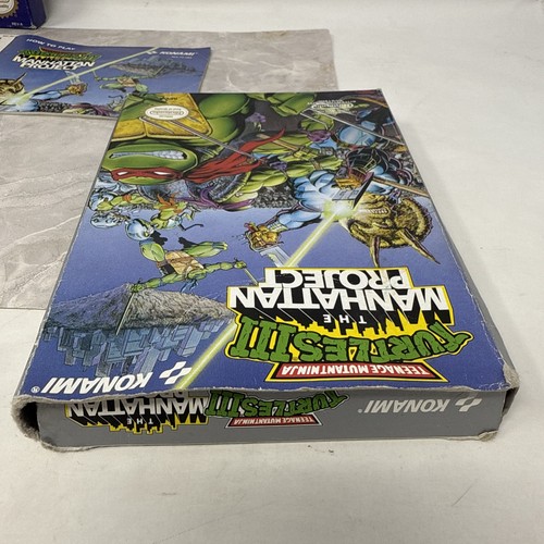 TMNT 3 The Manhattan Project Chip’N Dale Rescue Rangers nur Boxen und Handbücher - Bild 7 von 20