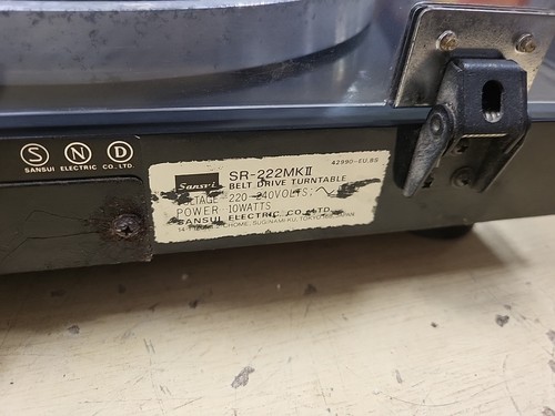 Sansui SR-222 MK2 Plattenspieler / Vynal Player - nicht vollständig getestet - Bild 14 von 17