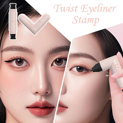 Neu Rotierender Eyeliner Stempel Wasserfest Eyeliner Stempel Stift Eyeliner Stempel Hot Sa - Bild 18 von 20
