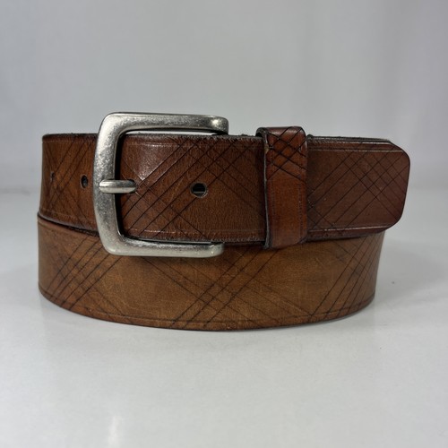 Cinturón de Trabajo Levi's Marrón Cuero Genuino - Para Hombre Talla 36