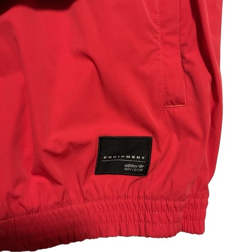 Chaqueta cortavientos rara Adidas Equipment roja blanca negra Cal Surf mediana - Imagen 2 de 8
