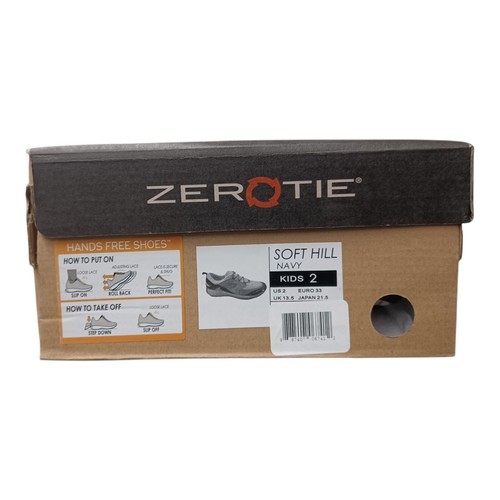 ZeroTie Children's - Soft Hill Sneaker - Little Boys Size 2 M, Blue Fabric - Picture 7 of 7