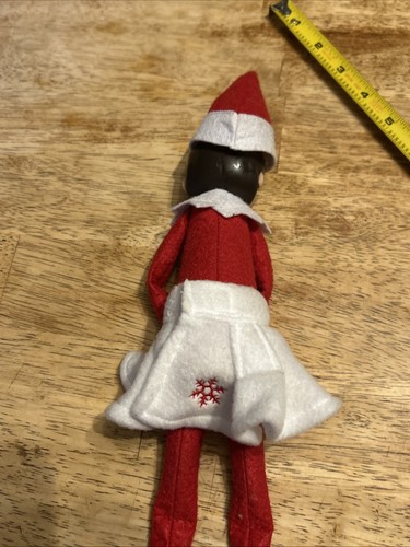 "Muñeca Elfo en el estante ojos azules Navidad 14"" con sombrero puesto" - Imagen 7 de 7