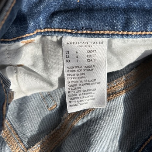 American Eagle Women’s Jeans Size 6 Short - Picture 3 of 7