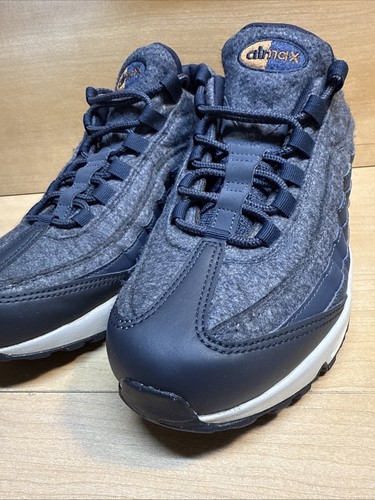 Zapatos de moda para hombre Nike Air Max 95 Premium 'Wool Thunder Blue' 538416 403 talla 8 - Imagen 12 de 19