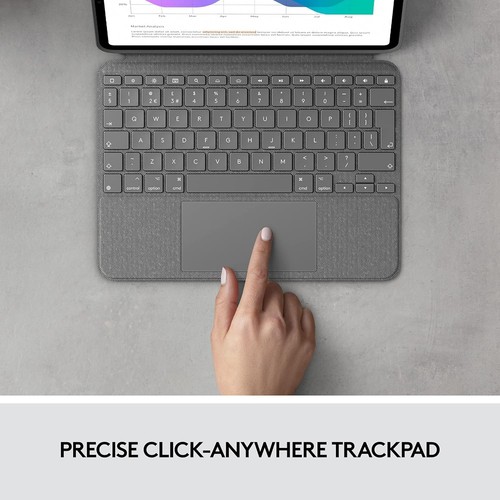 Logitech Combo Touch iPad Pro 11-inch(1st, 2nd, 3rd, 4th gen - 2018, 2020, 2021, - Bild 9 von 10