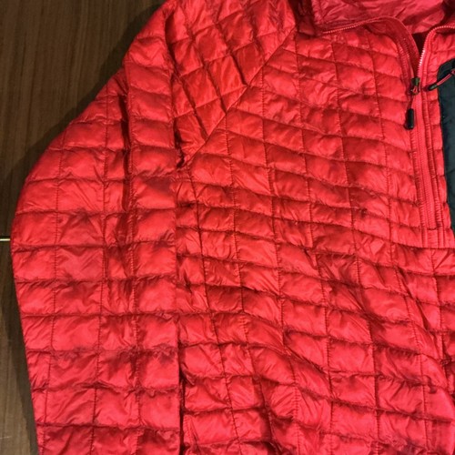 The North Face Jacket Adult X-Large RED Thermoball Puffer Pullover 1/4 Zip Men - Picture 7 of 17