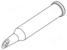 ERSA-0102WDLF23 0102WDLF23/SB Soldering Tip Horseshoe Shape 2.3mm for Soldering Iron, for Soldering