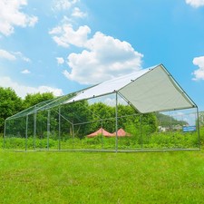 Chicken Coop Run Cage Outdoor Large Metal Pet Playpen Enclosures 20 X 10ft