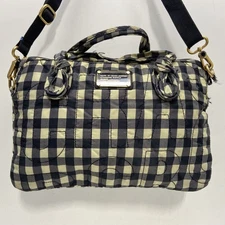 Marc Jacobs Checkered Fabric Shoulder Bag