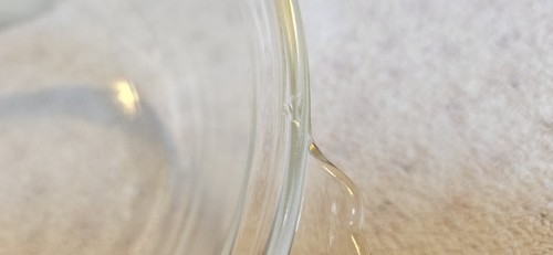 PYREX VTG CLEAR GLASS 2QT 623-0R-023-B ROUND MIXING CASSEROLE HANDLED BOWL US - Picture 10 of 13