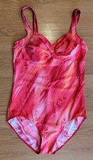 Women's Vintage Christin Pink On-Piece Swimsuit - 16L 38