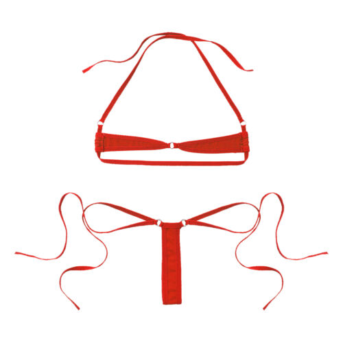 Sexy Women Micro Bikini set Lingerie Thong V-string Monokini Swimwear Beachwear - Picture 38 of 138