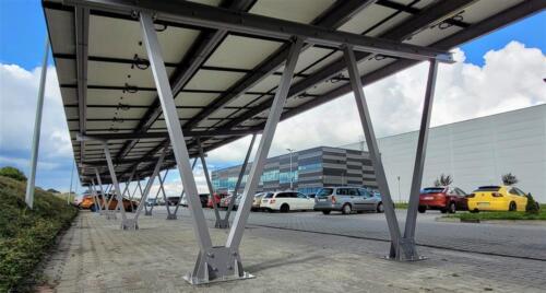 Industrie-PV-Carport, modular erweiterbar, Solar Carport, 4 Stellplätze 16kWp - Bild 5 von 6