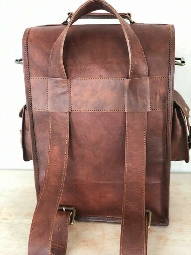 Bolso de Viaje Nuevo Grande Multi Tamaño Cuero Mochila Mochila Mensajero - Imagen 3 de 4