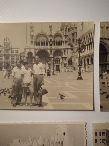 1956 Reise nach Venedig Lot 5 echte Fundstücke Vintage alte Fotos ITALIEN Venezia Vintage Org - Bild 2 von 8