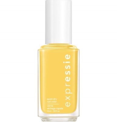 Essie expressie, Quick-Dry Nail Polish, 8-Free Vegan, Bright Yellow, Sh00k, 0.33