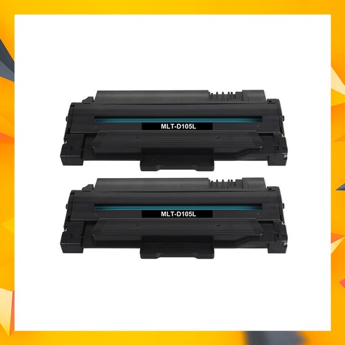 Cartucho de tóner 2PK MLT-D105L compatible para Samsung 105L SCX-4623F ML-1910 2545 - Imagen 4 de 8