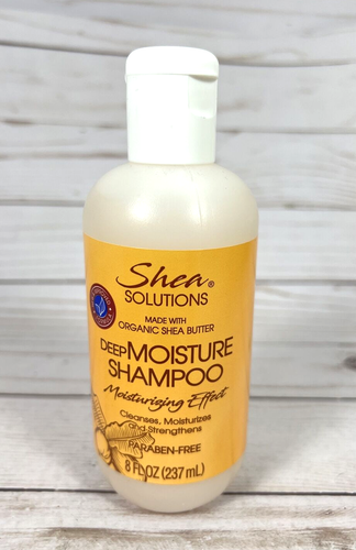 Shea Solutions Deep Moisture Shampoo Moisturizing Organic She Butter 8oz (3Pack) - Picture 3 of 5