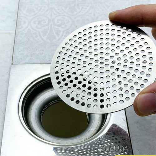 1 Stück 304 Edelstahl Waschbecken Abfluss Sieb Rund Dusche Bad Waschbecken Haarfänger - Bild 3 von 21