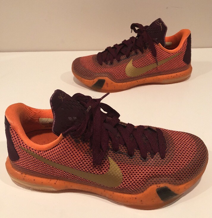 Nike Kobe X 10 Silk Road 705317-676 Orange Basketball Shoes Mens Comfortable Nike Kobe X 10 Silk Road 705317-676 Orange Basketball Shoes Mens Comfortable