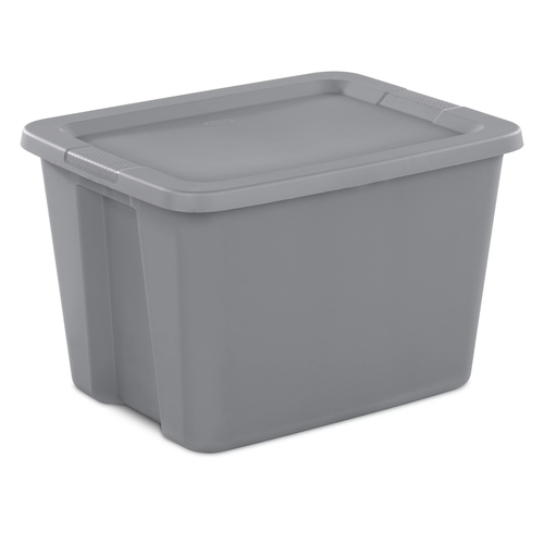 18 g Kunststoff Tragetasche Box grau 8 Stück Packung groß Aufbewahrungskiste Truhe Organizer Umzug - Bild 7 von 9