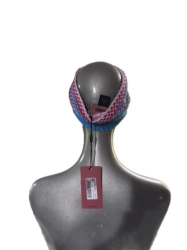 MISSONI Chevron Knotted Headband $285 MSRP MADE IN ITALY - Picture 3 of 3