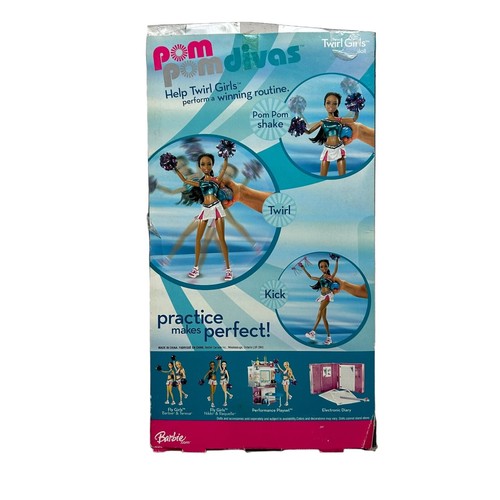 Barbie Pom Pom Divas..Twirl Girls Nikki Doll... 2006...NIB - Picture 3 of 3