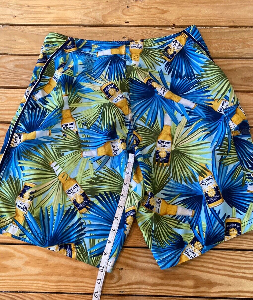 Corona Men’s Printed swimsuit bottoms size 34 Blu… - image 8