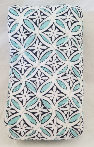 DKNY Pure Block Print Harmony Quilted Euro Pillow Sham $125 NIP - Picture 4 of 11