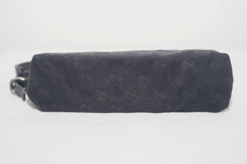 Gucci schwarz GG Canvas Baguette MINI MIT EINFACHEM SCHWARZEM RIEMEN - Bild 5 von 10