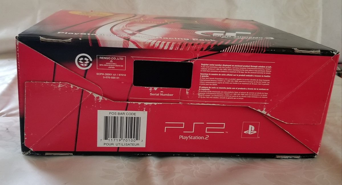 Super Rare Sony PlayStation 2 Gran Turismo 3 GT3 Racing Pack